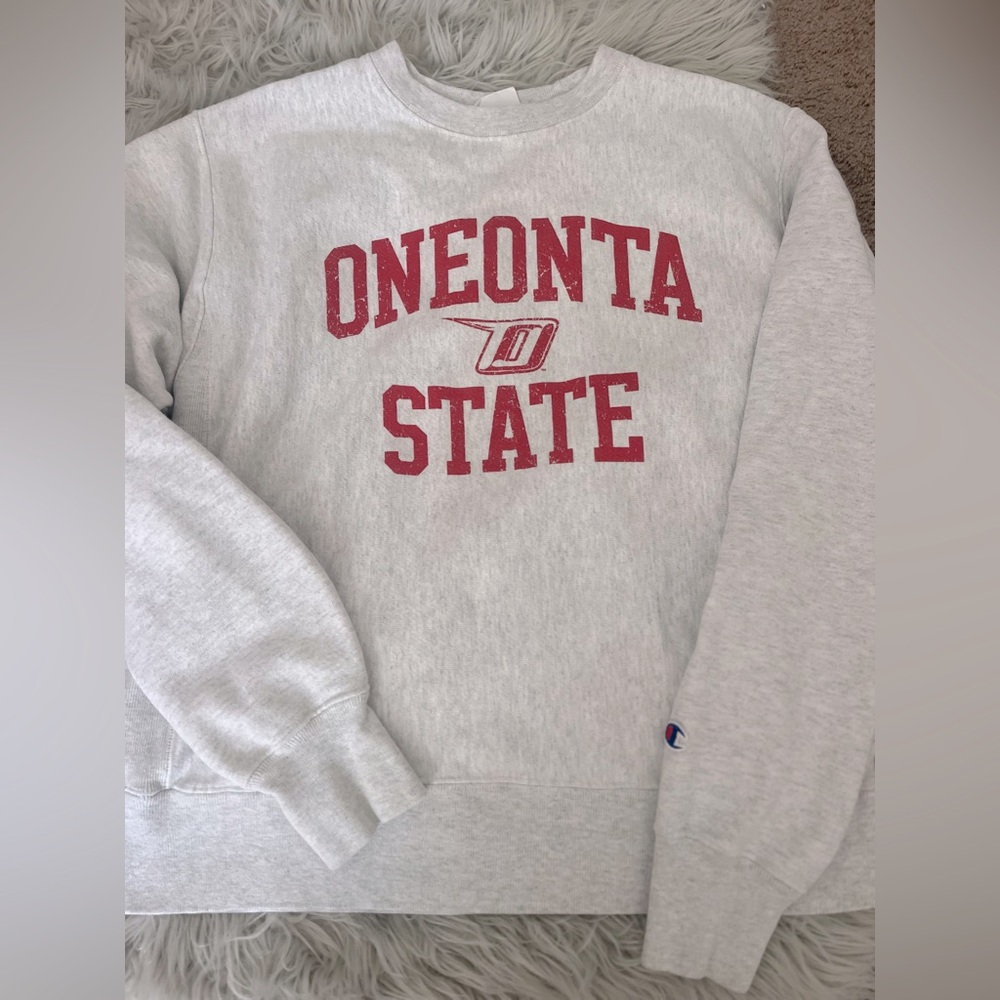 Gray Champion Oneonta State Oversized Crewneck